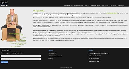 Website Appel Diecutting